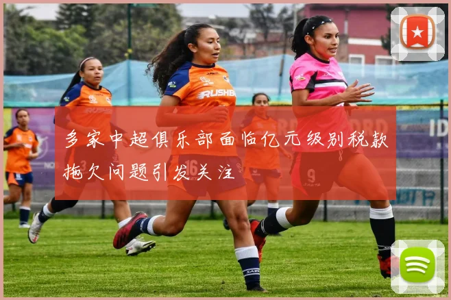 多家中超俱乐部面临亿元级别税款拖欠问题引发关注
